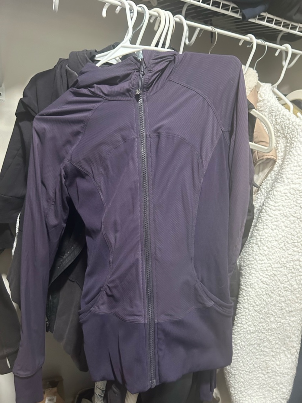 lululemon athletica Deep Plum Full-Zip Hooded Jacket